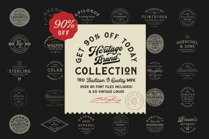 Heritage Brand Collection Font