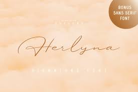 Herlyna Signature Font