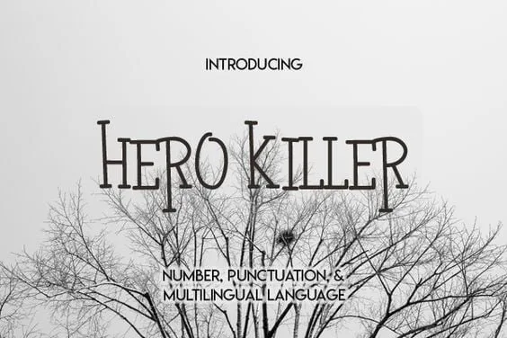 Hero Killer Font