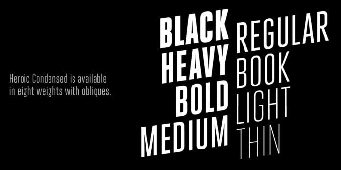 Heroic Condensed Font