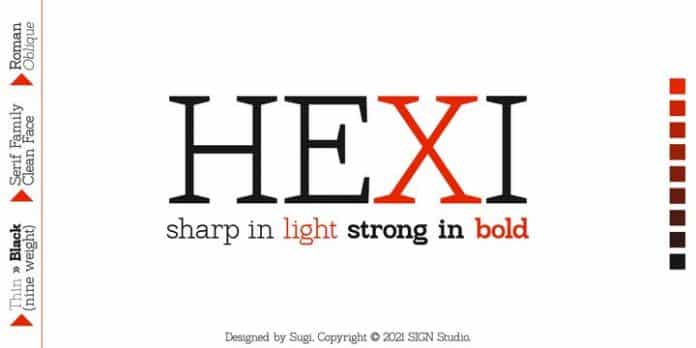 Hexi Font Family