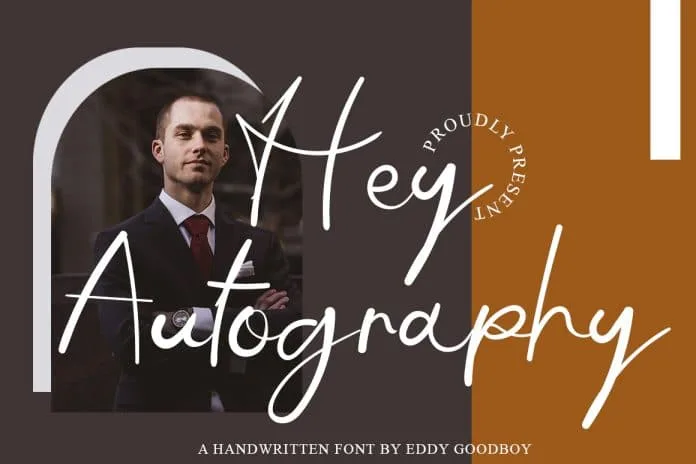 Hey Autography Script Font