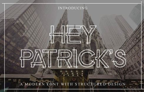 Hey Patrick's Font
