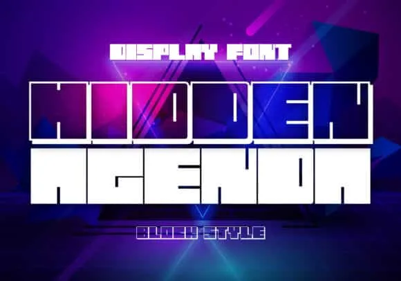 Hidden Agenda Font