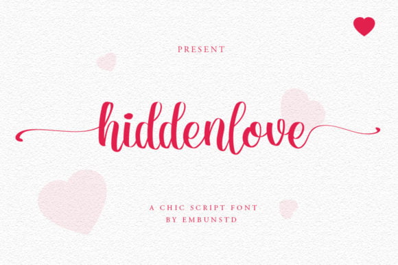 Hidden Love Font