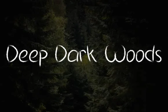 Hidden Woods Font