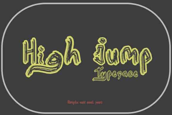 High Jump Font
