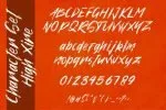 High Xire (EXTRAS 52 SWASH!) Font
