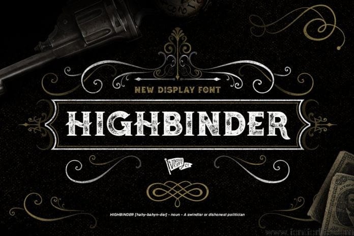 Highbinder Display Font