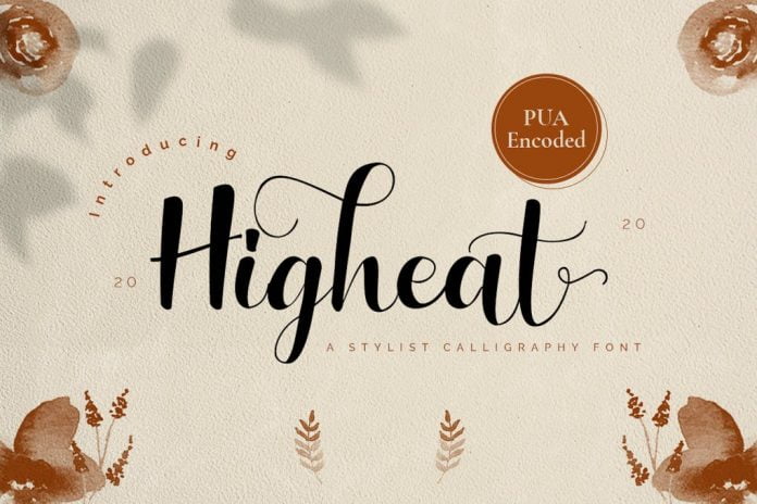 Highheat - Stylish Calligraphy Font