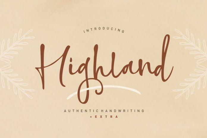 Highland Script Font