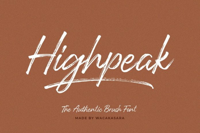Highpeak Font