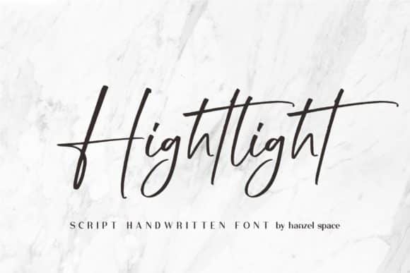 Hightlight Font