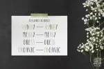 Highwaisted Skinny Caps Font