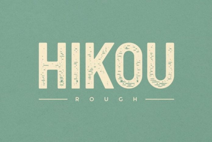 Hikou Rough Font