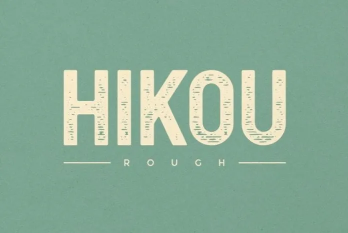 Hikou Rough Font