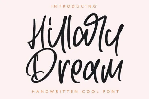 Hillary Dream Font
