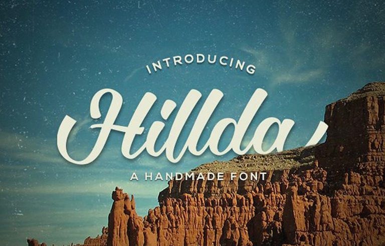 Hillda Script Font Free Download