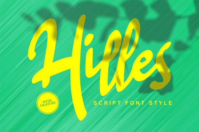 Hilles Script Font Style