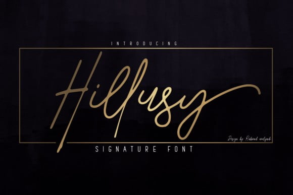Hillusy Font
