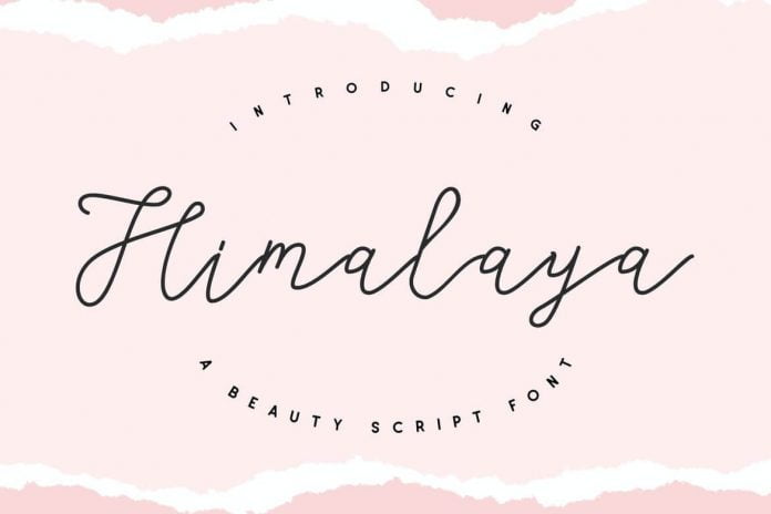 Himalaya - Beauty Script Font