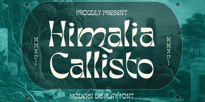 Himalia Callisto – Modern Display Font (c)