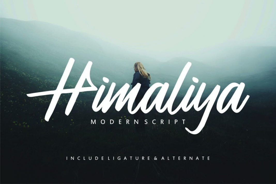 Himaliya Handwritting Script Font