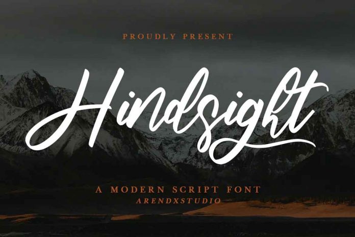 Hindsight Modern Script Font