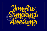 Hipster Salter Font