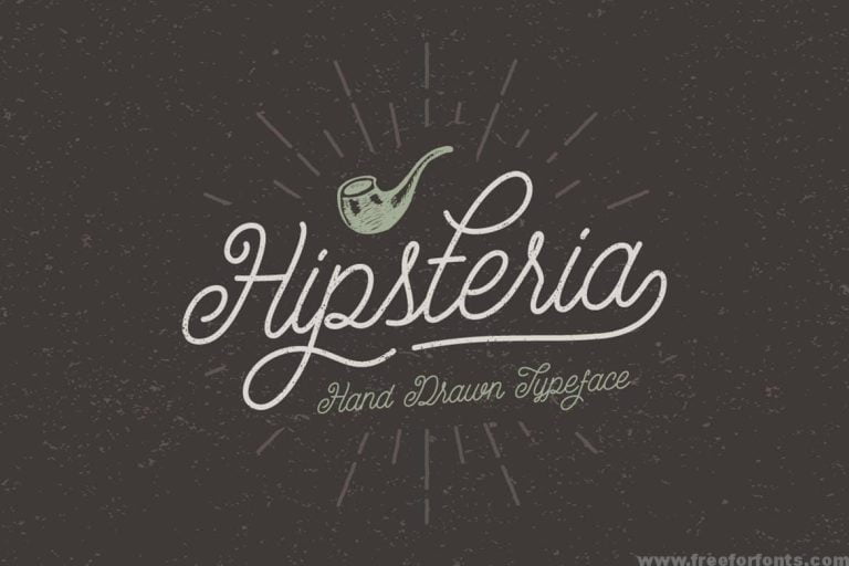 Hipsteria + Bonus Font Free Download
