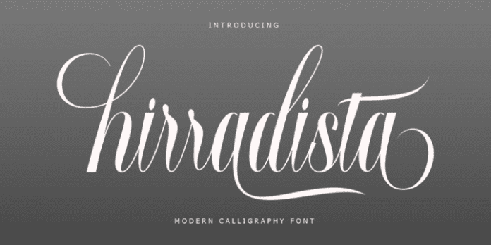 Hirradista Font
