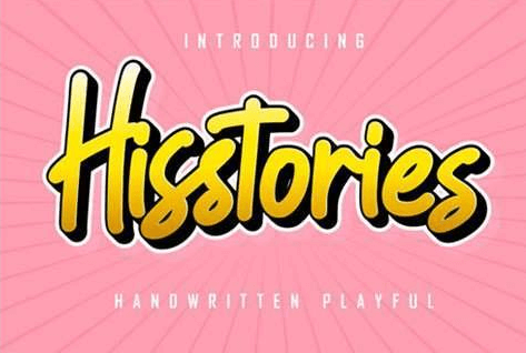 Hisstories Font