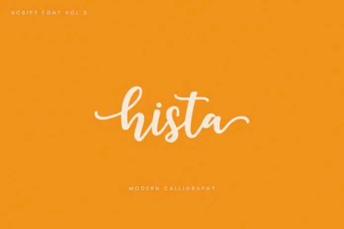 Hista Script Font