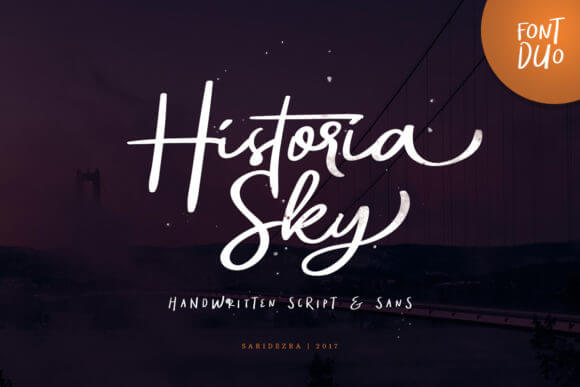 Historia Sky Duo Font