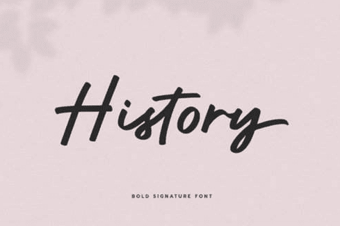 History Font