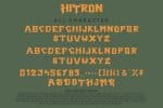 Hitron - Blackletter Typeface