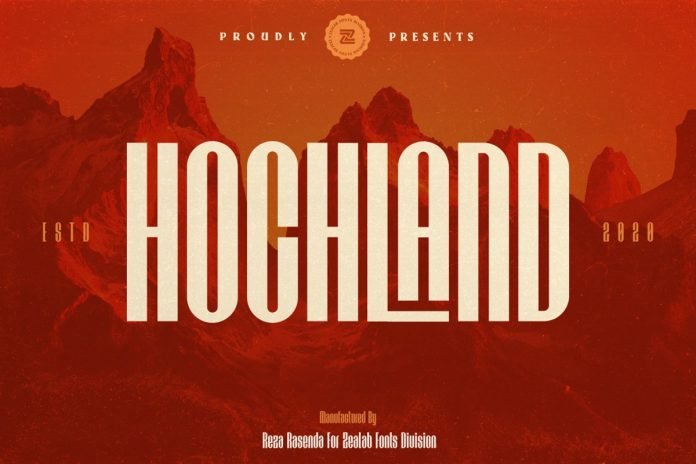 Hochland Urban-Condensed font