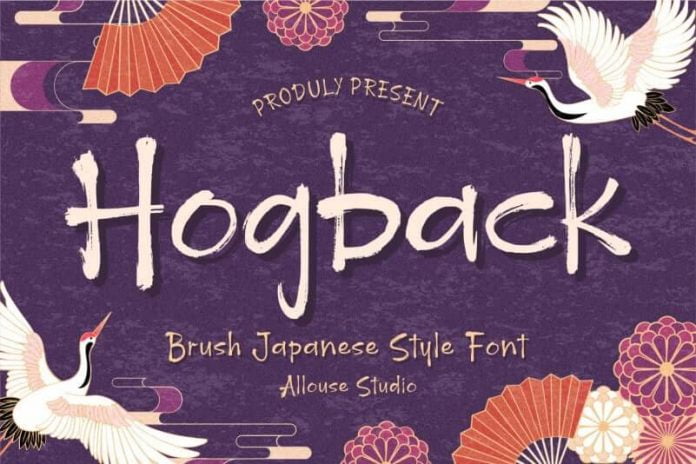Hogback Font