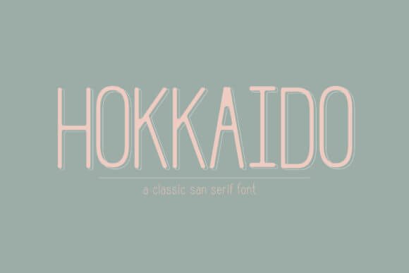 Hokkaido Font