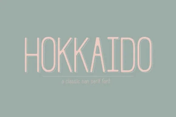 Hokkaido Font