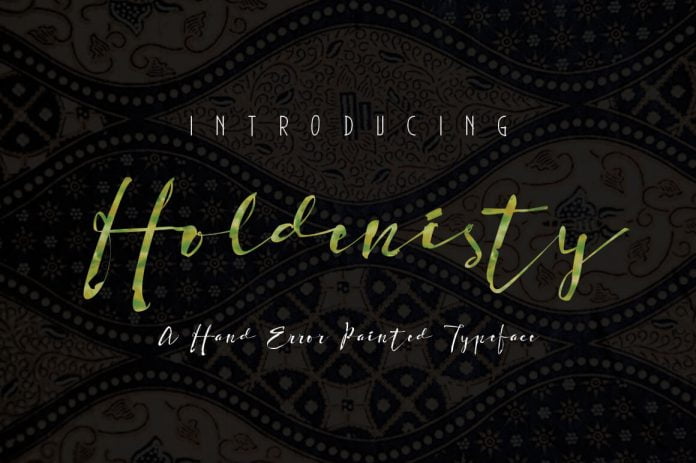 Holdenisty Font