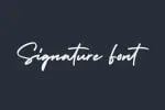 Holiday - Bold Signature Font