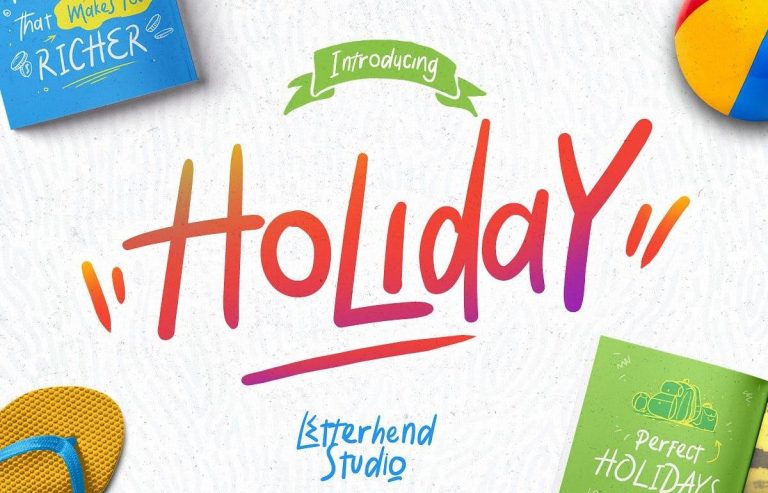 Holiday Font Free Download