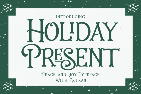 Holiday Present Family Font