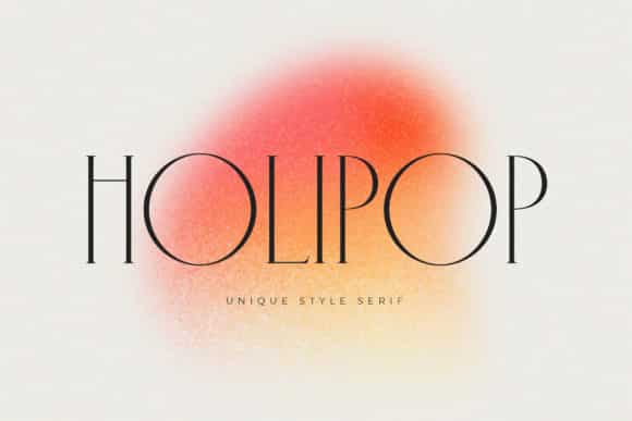 Holipop Font