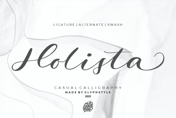 Holista Calligraphy Font