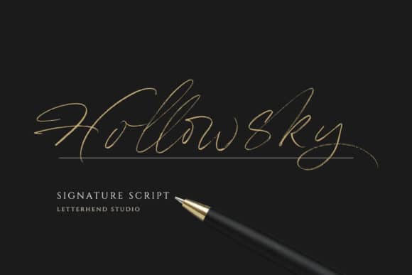 Hollowsky Font