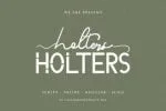 Holters Font