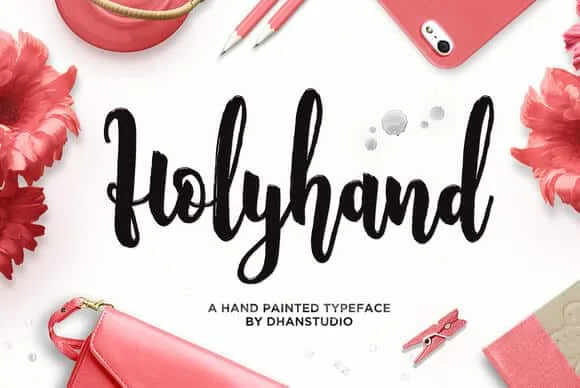 Holyhand Script Font
