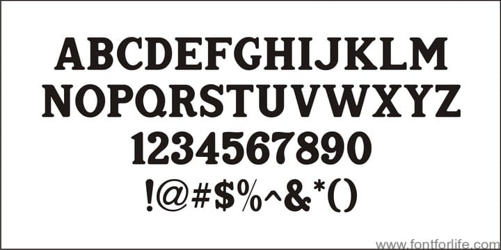 Home Address JNL Font